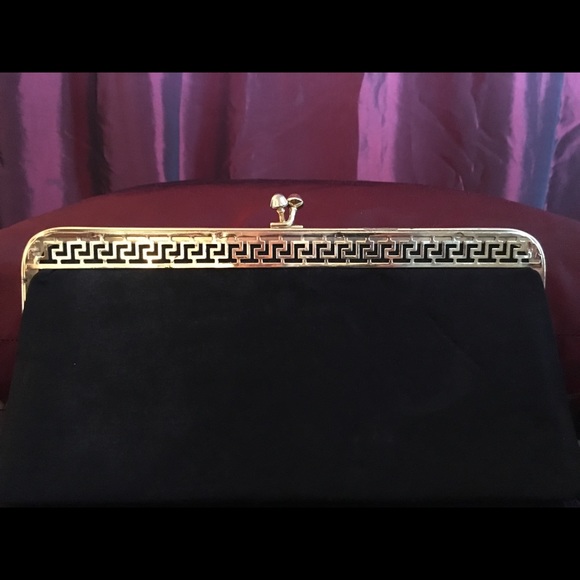 Handbags - Vintage gold and silk clutch